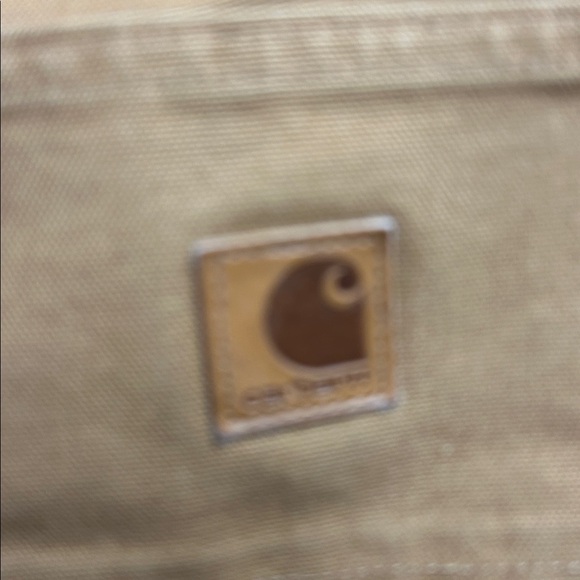 Carhartt 100% Cotton Size 33” x 32” Loose Original Fit, Camel color, pants, EUC - Picture 11 of 12